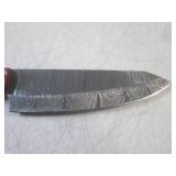 (CNTR) 11" Fixed Blade Damascus Kni...