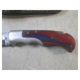 (FS) 6 1/2" Damascus Blade Lockback...