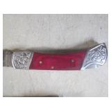 (FS) 7" Damascus Blade Lockback Fol...