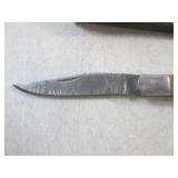 (FS) 7 1/4" Damascus Blade Folding ...
