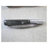 (FS) 7 3/4" Damascus Blade Folding ...