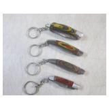 (CNTR) 4 Damascus Folding Keychain ...