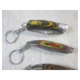 (CNTR) 4 Damascus Folding Keychain ...