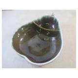 (FS) Vintage Green Drip Glaze Pear-...