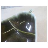 (FS) Vintage Green Drip Glaze Pear-...