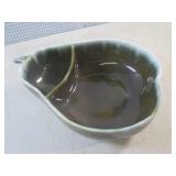 (FS) Vintage Green Drip Glaze Pear-...