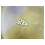 (FS) Vintage Green Drip Glaze Pear-...