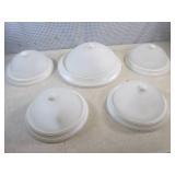 (G-1) 5 Ceiling Light Fixtures 1 - ...