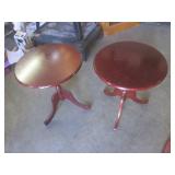 (BR1) Pair of 19" Round End Tables...