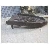 (BS) Vintage Cast Iron Iron Holder,...