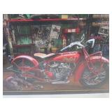 (EC1) Indian Motorcycle Tin Sign 16...