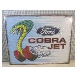 (EC1) Ford Cobra Jet Tin Sign 16" x...