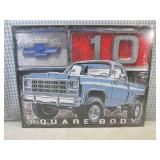 (EC1) Square Body Tin Sign 16" x 12...