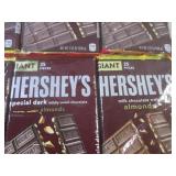 (B-1) 6 Giant 25-Piece Hersheys Cho...