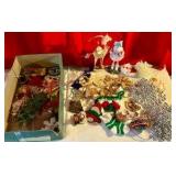 Large group misc. Christmas Holiday Seasonal ornaments
