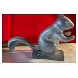 Vintage cast aluminum squirrel nutcracker