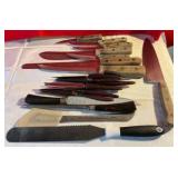 Vintage Chicago cutlery and other kitchen knife sets