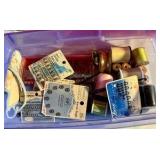 Misc vintage sewing notions and thread