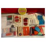 Vintage sewing j. & p. coats, boye and sewing kit