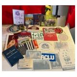 Group of misc. post cards, national wildlife federation stickers and other ephemeral