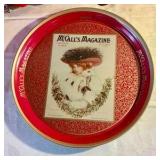 McCalls magazine beer tray 1909 reproduction tin
