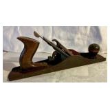 Vintage metal and wood hand plane tool Hallenger marked