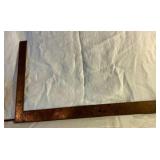 Vintage Stanley # 600C made in U.S.A copper plated square ruler tool