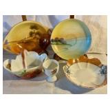 Misc. vintage group Noritake, Bavaria, Meito hand painted china