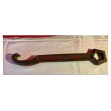 Vintage Cast Metal Fire Hydrant Wrench Spanner Tool