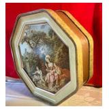 Collectable octagon shaped sunshine biscuits tin