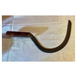Vintage village blacksmith hand sickle tool