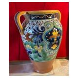 Large urn style Talavera pottery vase