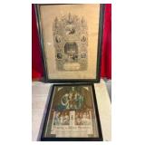 2 religious icons and holy communion