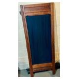 Oak Wood pantry door with hinges, possibly door from a wardrobe
