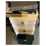 Vintage Sears continental 45 slide projector & cartridges
