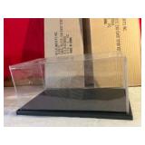 Group of 3 plastic collectors car display cases