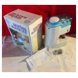 Plastic 2 in 1 small sewing machine with original box