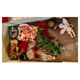 Large group misc. Christmas Holiday Seasonal ornaments