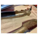 Vintage fish grippers and scaler tool