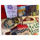 Group of misc. post cards, national wildlife federation stickers and other ephemeral