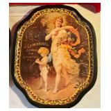 2 leinenkugel metal beer trays