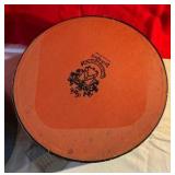 2 vintage cardboard hat boxes, peck n peck