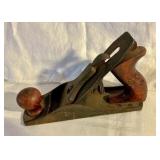 Vintage wood handled plane marked made in USA Tool