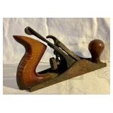 Vintage Fulton wood plane marked made in U.S.A primitive tool