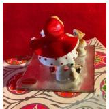 Vintage bone china made in japan little red riding hood figures