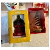 Group of misc. christmass decor biltmore estate ornament plus more
