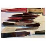 Vintage Chicago cutlery and other kitchen knife sets