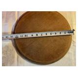 Wood stoneware crock lid