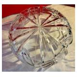 Clear glass crystal 8" bowl