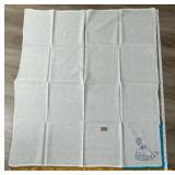 Set of 8 Embroidered sun bonnet girls flour sack, 1 towel (Thursday) kitchen linens